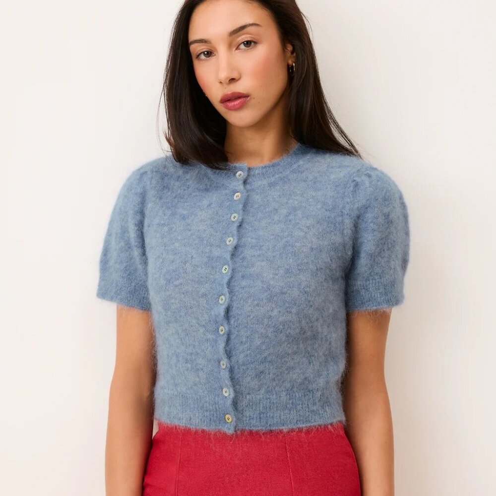 NWT Rouje Abelina Cardigan in Blue